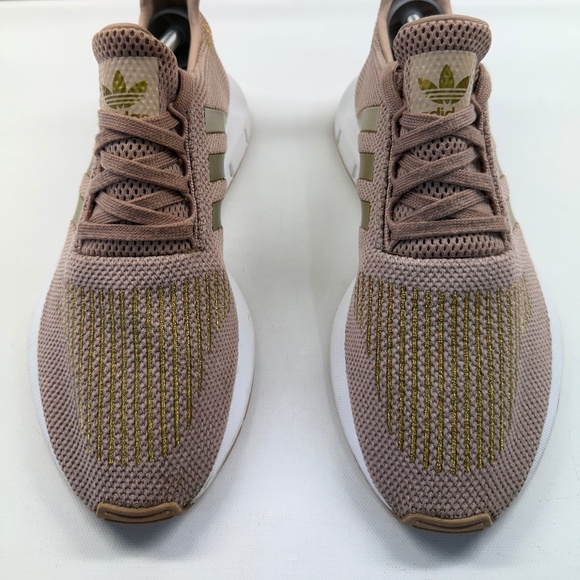 Adidas Swift Run Ash Pearl Beige Men Sz 6 Running Shoe AC8538 Metallic Rose Gold - Picture 4 of 14